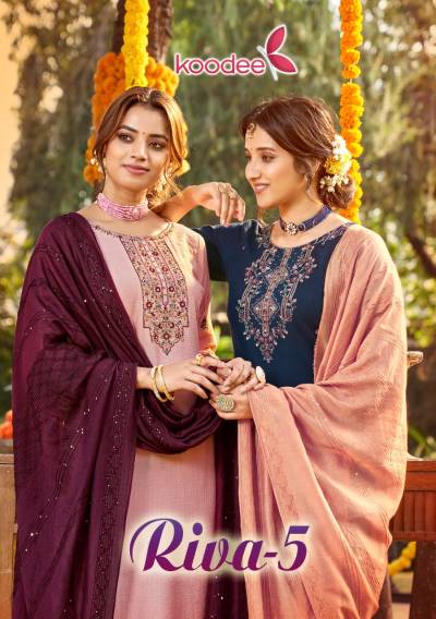 Riva Vol 5 By Koodee Designer Readymade Salwar Kameez Collection